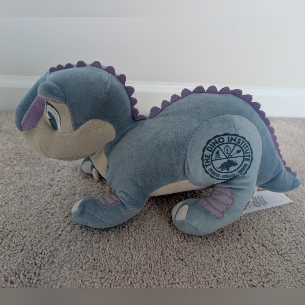 Disney Animal Kingdom 15” Aladar Dinoland Dino Institute Blue Iguanodon Plush
